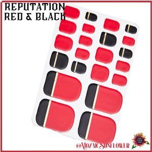22 Pedicure Wraps 5 𝐅𝐨𝐫 $𝟗 Reputation Nail Wrap Design For Pedicure